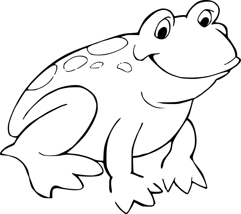 pepe large Toad Colouring Pages