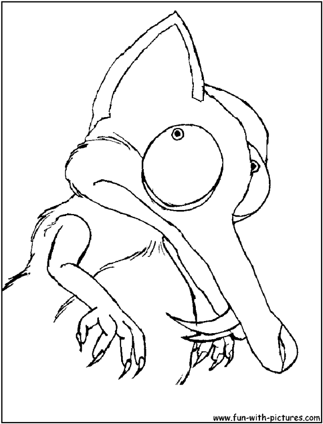 Ice Age Coloring Page Pages And Pictures Scrat Coloring Pages 