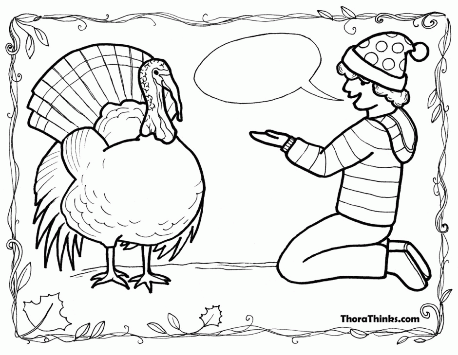 Turkey Body Outline - Coloring Home