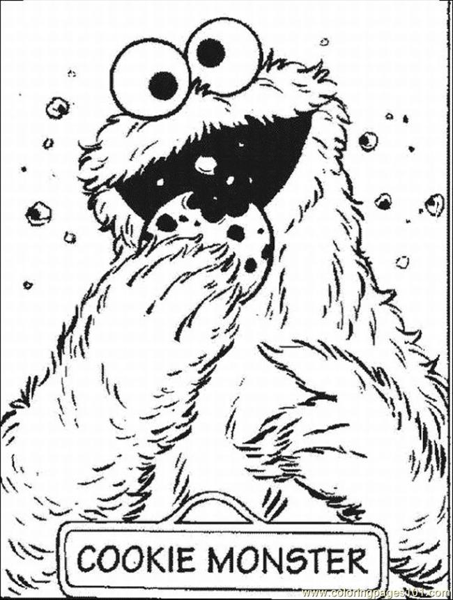 Coloring Pages Monster Coloring Pages 2 Lrg (Cartoons > Monsters 