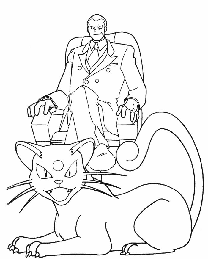 Brock From Prokemon Coloring Page