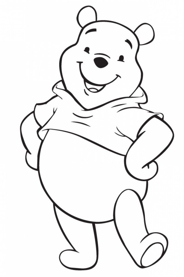 Baby Pooh Bear Coloring Pages | download free printable coloring pages