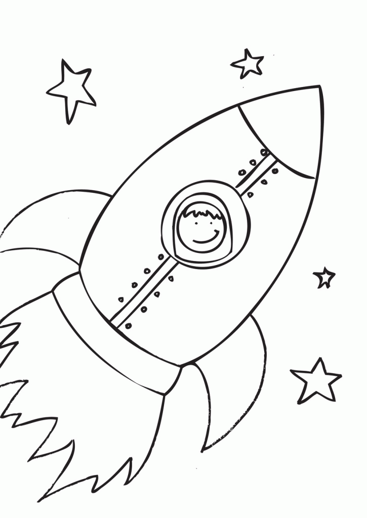 Coloring Pages Of Rocket Ships 329 | Free Printable Coloring Pages