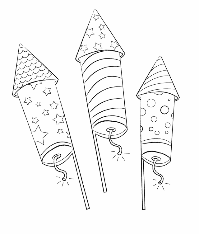 fireworks coloring pages | Coloring Picture HD For Kids | Fransus 