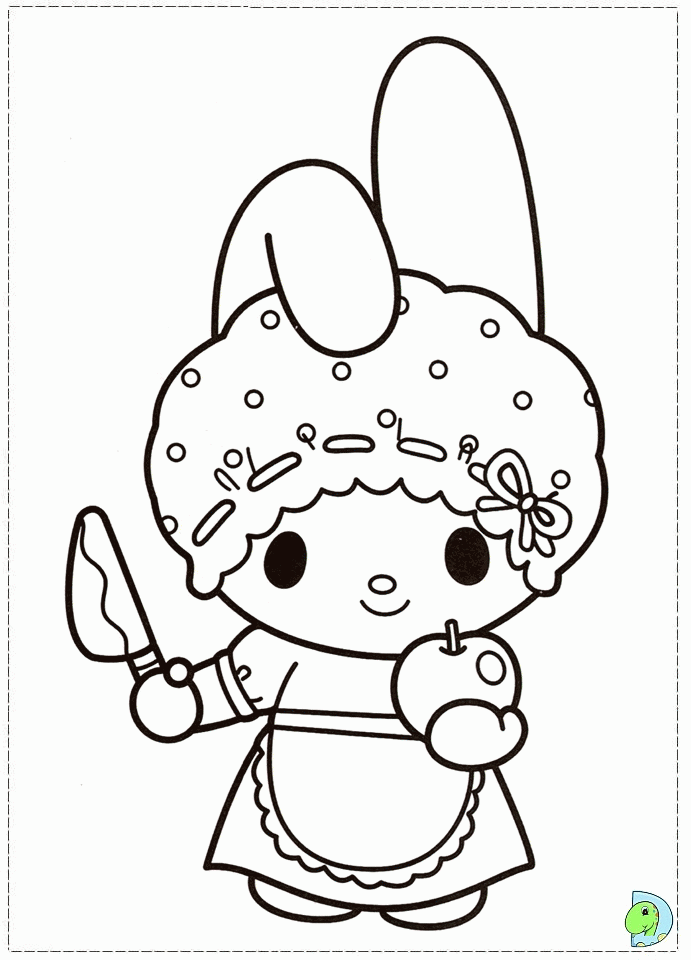 My Melody Fairy Coloring Pages