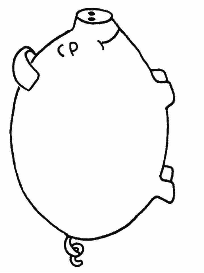 Pig Coloring Pages Cake Ideas and Designs