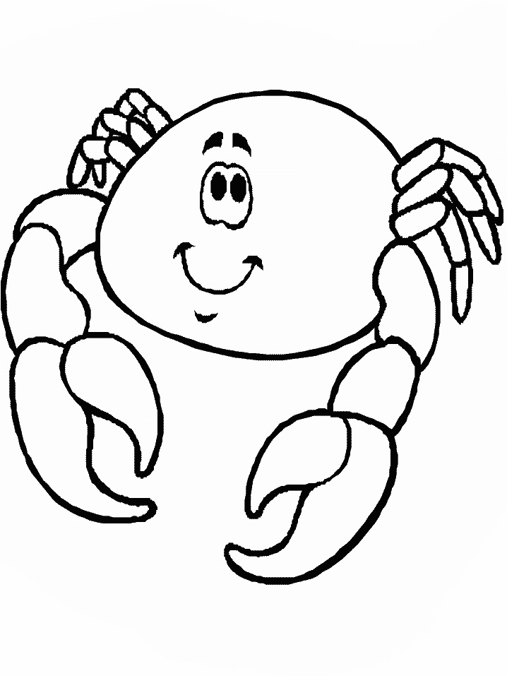 Coloring Page - Crab coloring pages 4