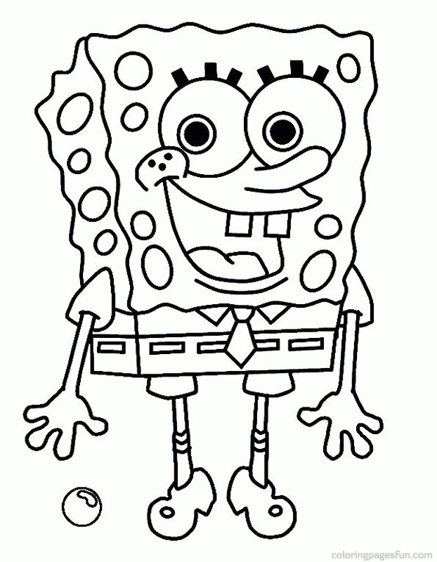 Free Online Spongebob Coloring Pages Coloring Home