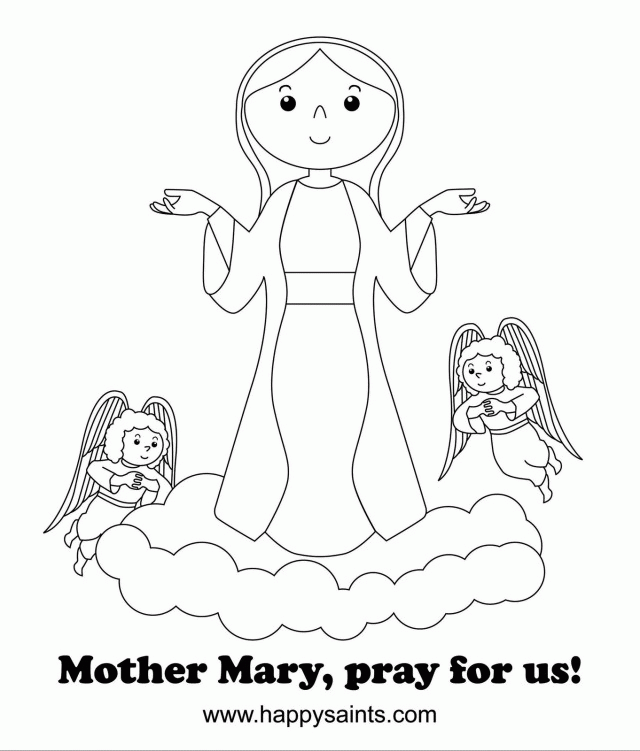 Mother Mary Coloring Pages Coloring Pages Of Mary The Mother Of 