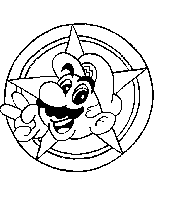 Mario Coloring Pages Free 178 | Free Printable Coloring Pages