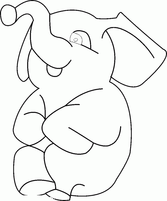 Elephant Coloring Pages | ColoringMates.
