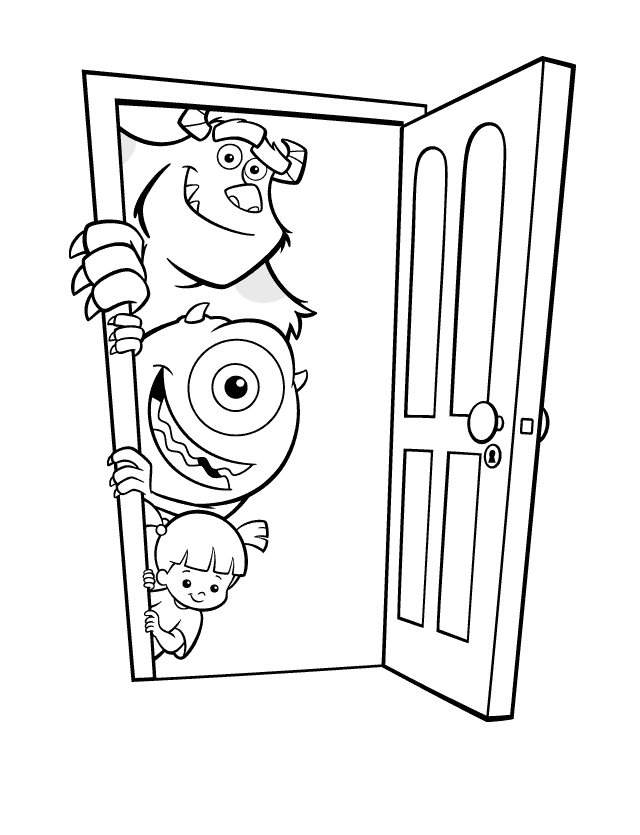 Coloring Page - Monsters inc coloring pages 14
