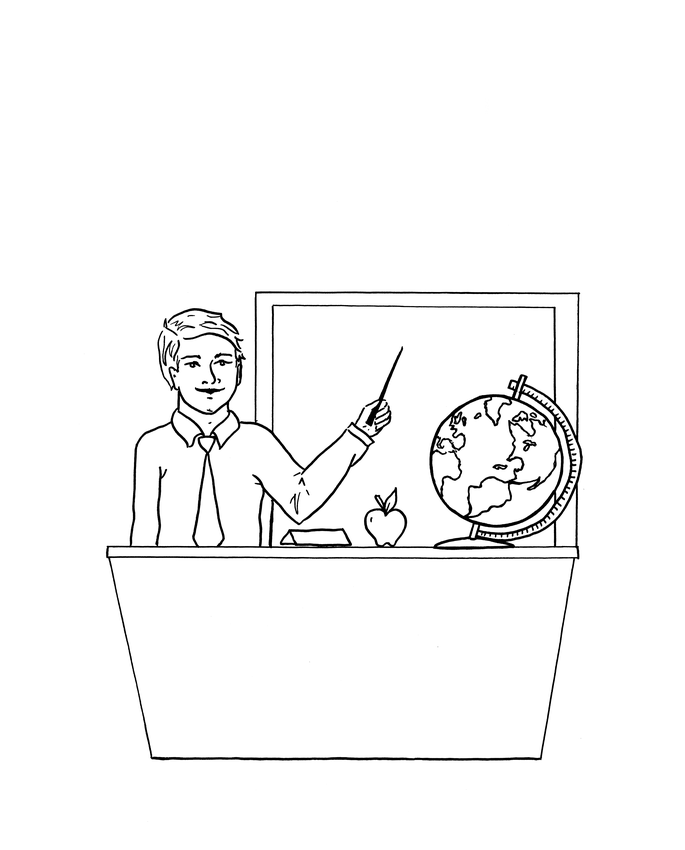 Teacher Appreciation Coloring Pages - Coloring Home