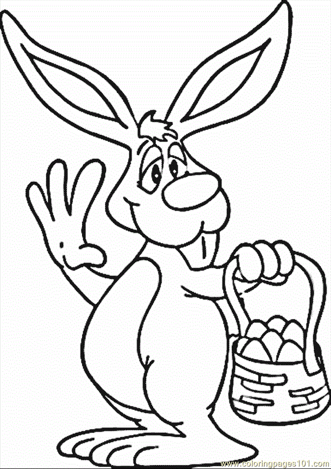 Coloring Pages Easter Coloring 2 (Cartoons > Miscellaneous) - free 