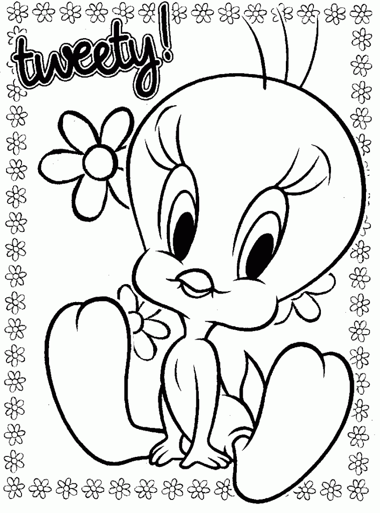 Tweety Bird Coloring Pages tweety coloring pages to print – Kids 