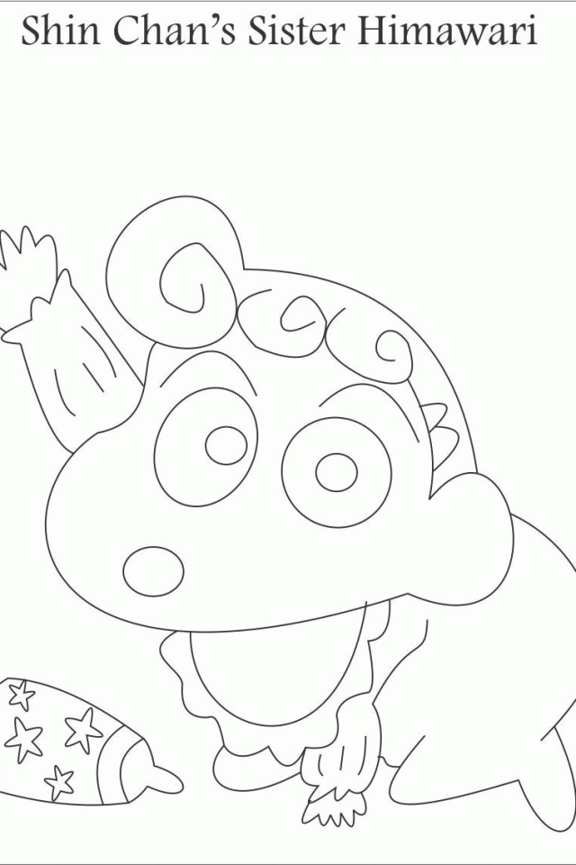 You SHIN CHAN Colouring Pages