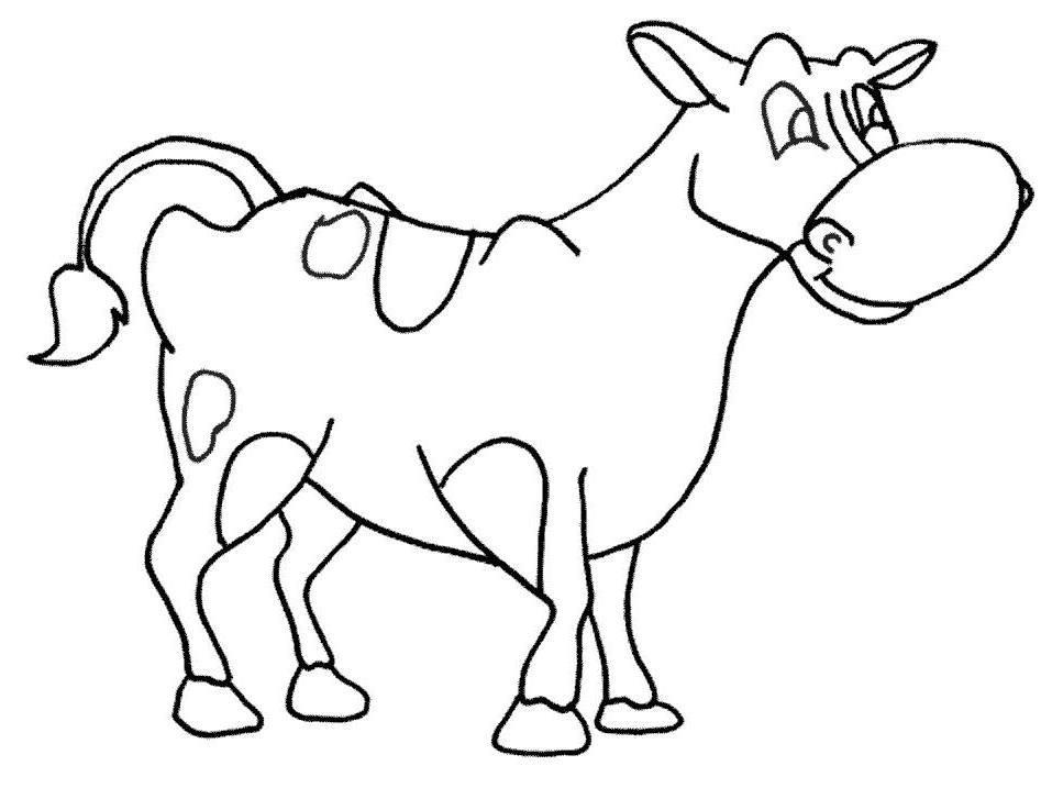 Cow Colouring Page