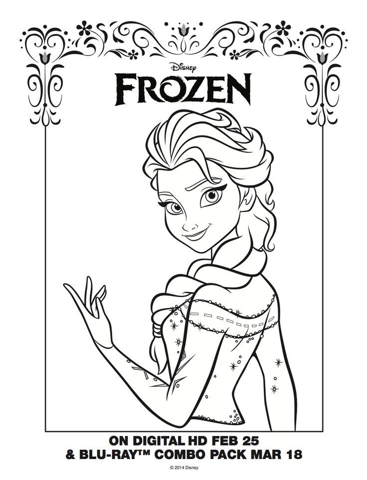 coloring-pages-elsa-and-anna-5 | Free coloring pages for kids