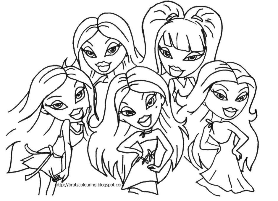 Baby Bratz Coloring Pages Baby Bratz Colouring Pages Baby 170778 