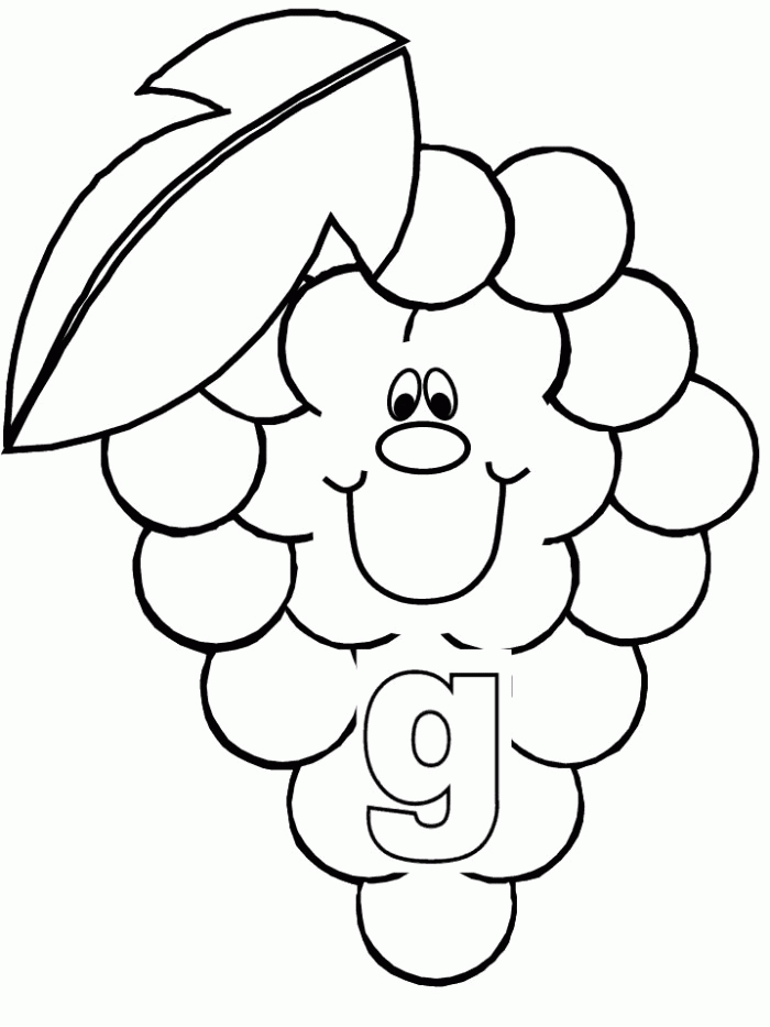 Amazing Coloring Pages: Grapes printable coloring pages