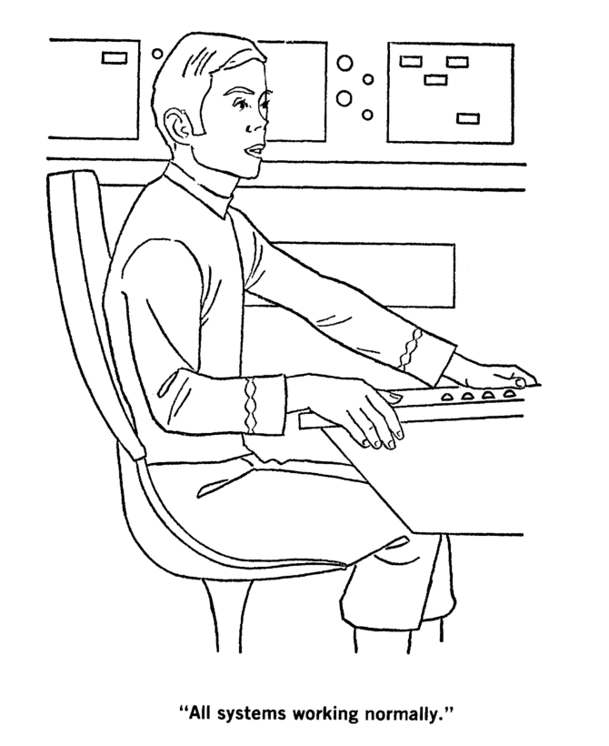 Star Trek Coloring Pages - Mr Sulu coloring page - TV and Movie 