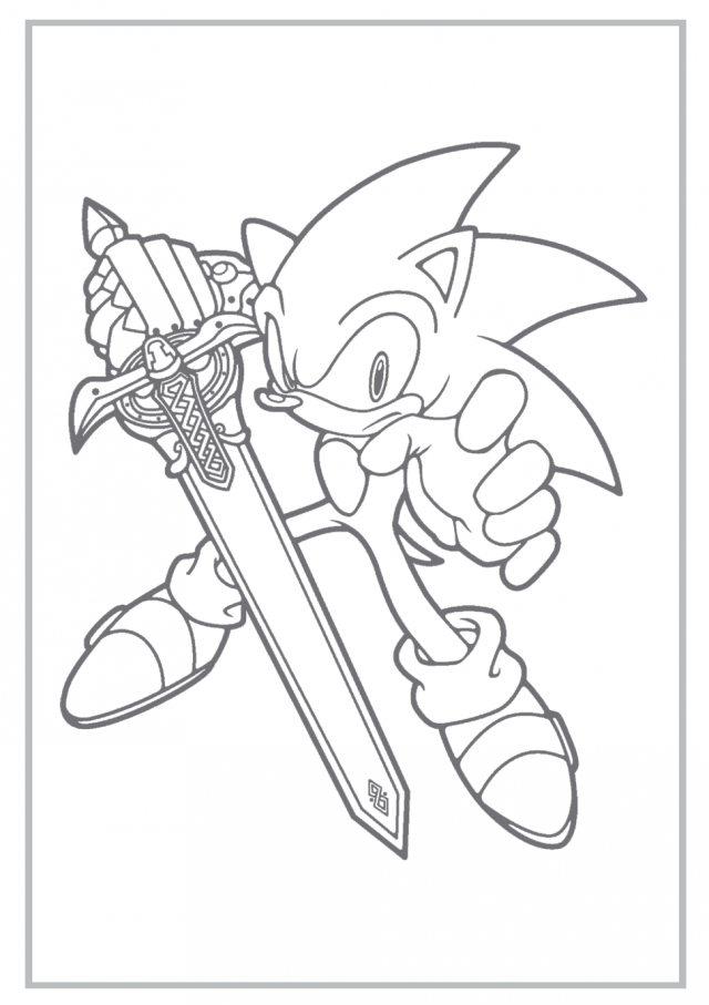 sonic the hedgehog characters coloring pages free coloring