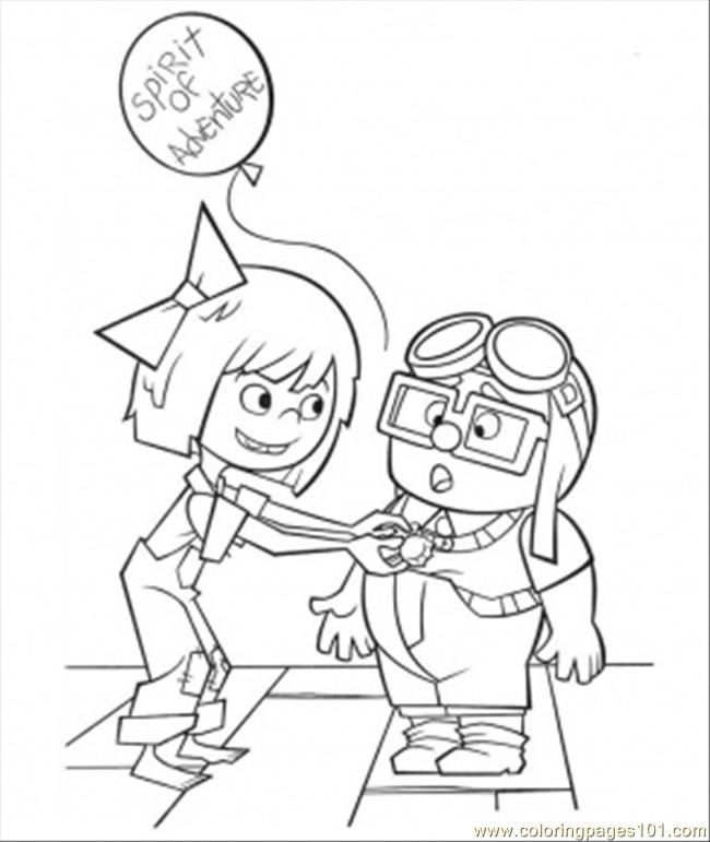 Coloring Pages Ellie And Carl (Cartoons > Others) - free printable 