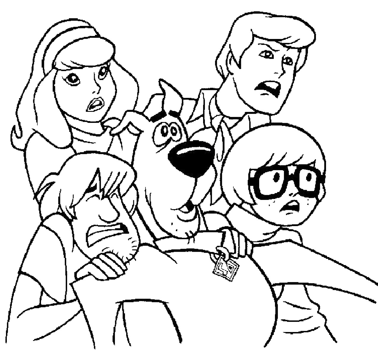 Free Printable Scooby Doo Coloring Page For Kids | Coloring Pages