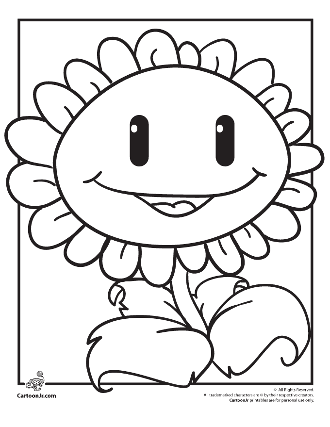 Plants Vs. Zombies Coloring Pages | Plants vs. Zombies Party | Pinter…