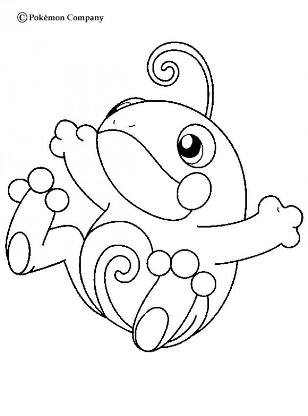 WATER POKEMON coloring pages - Politoed generation 2