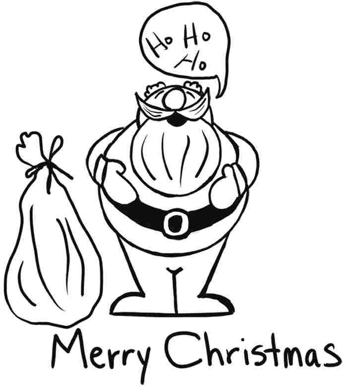 Printable Free Coloring Pages Christmas Santa Claus For Girls & Boys #