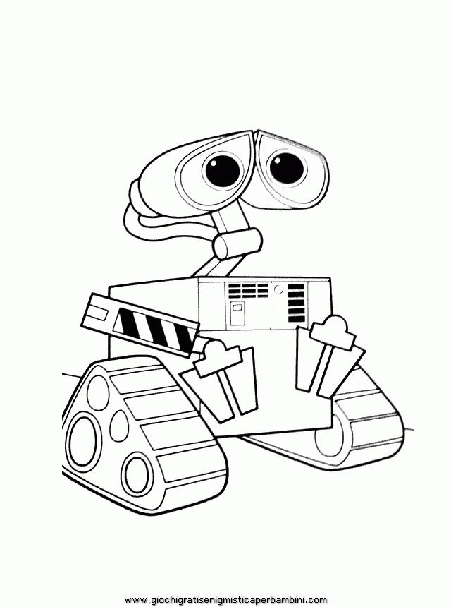 WALL-E And Eve Coloring Pages - Coloring Home
