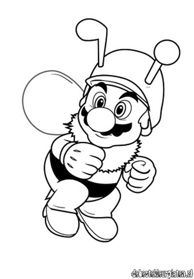 dow mario Colouring Pages