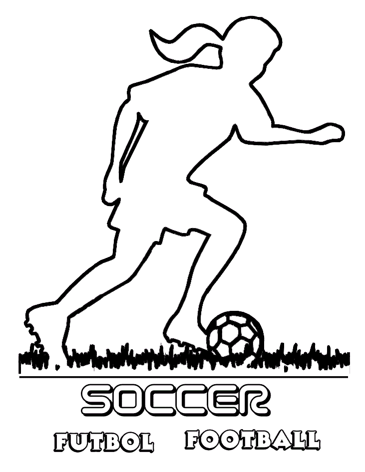 Soccer Coloring Pages | Coloring Kids