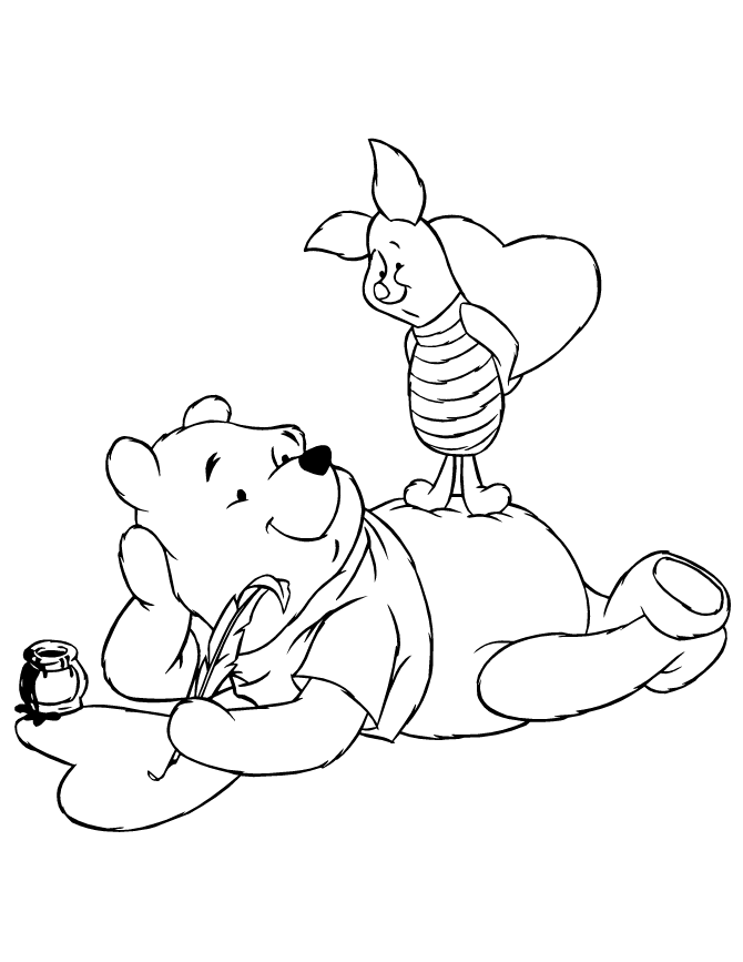 Winnie The Pooh Coloring Pages Online - Coloring Home