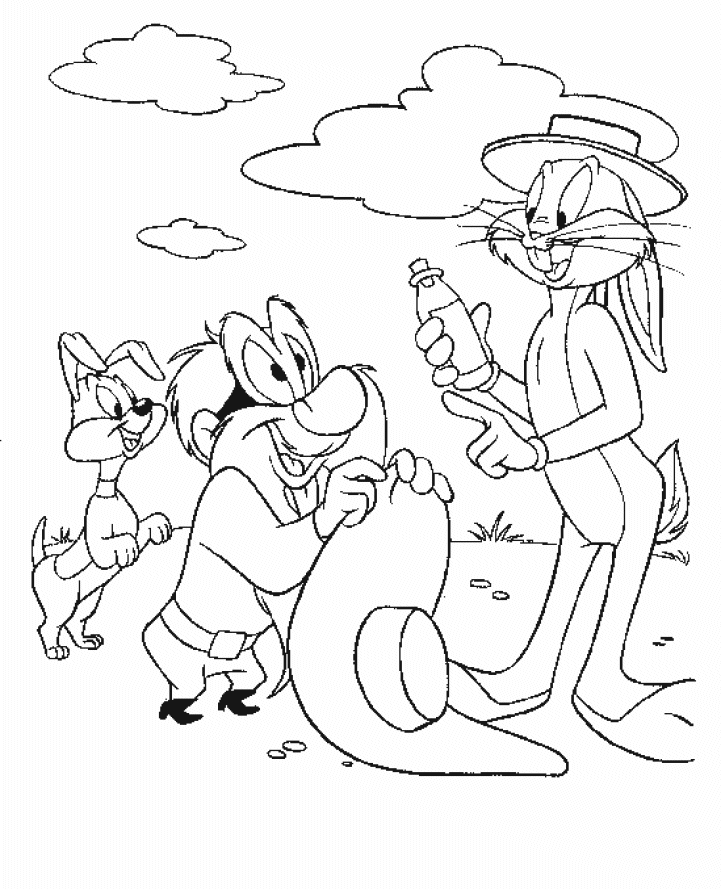 Coloring Page - Bugs bunny coloring pages 12