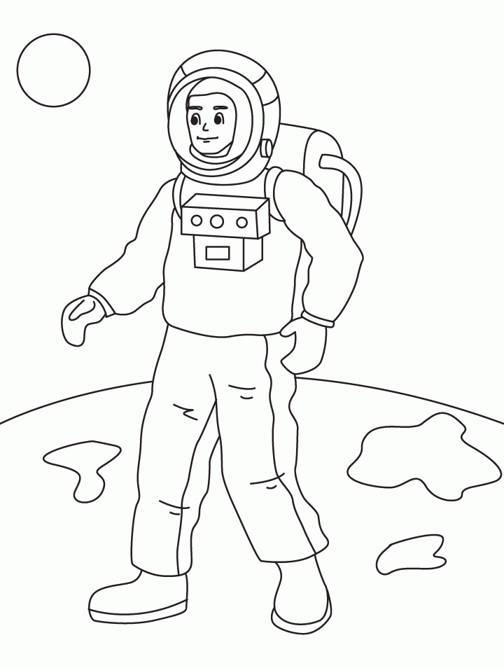 Astronauts coloring page | Download Free Astronauts coloring page 