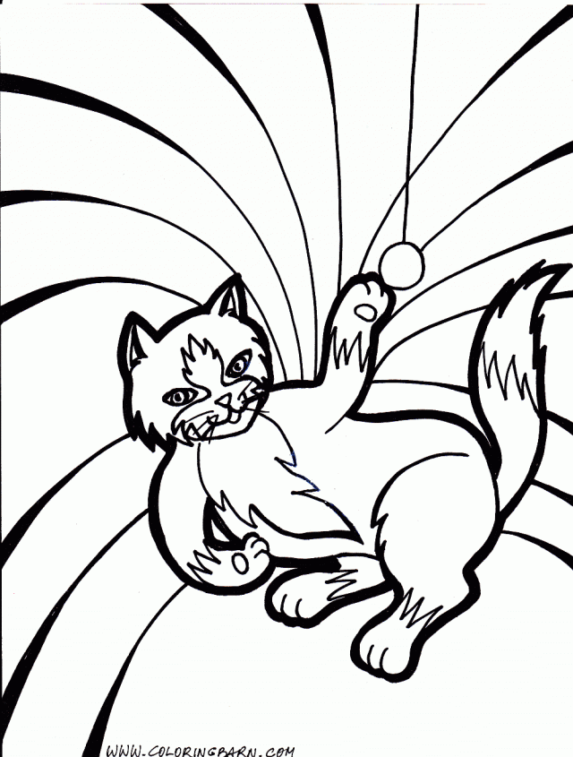 Kitten Coloring Pages Puppies And Kittens Coloring Pages 264631 