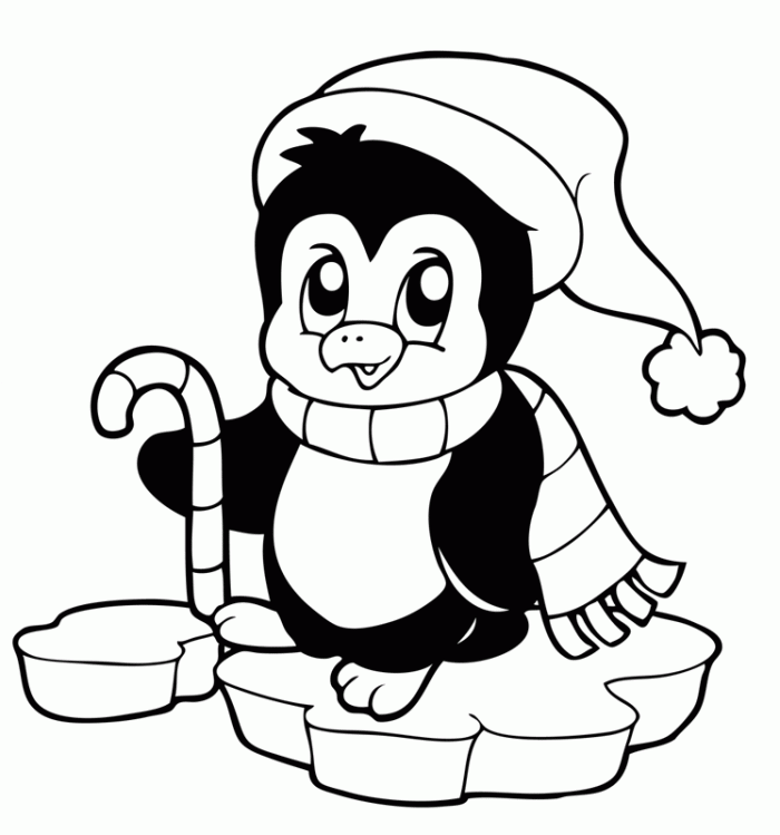Penguin Gang Coloring Page | Kids Coloring Page