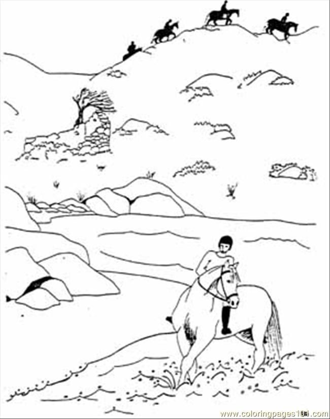 Coloring Pages Of Mountains - Coloring Home