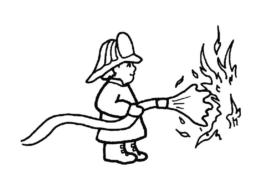 Firefighters - 999 Coloring Pages