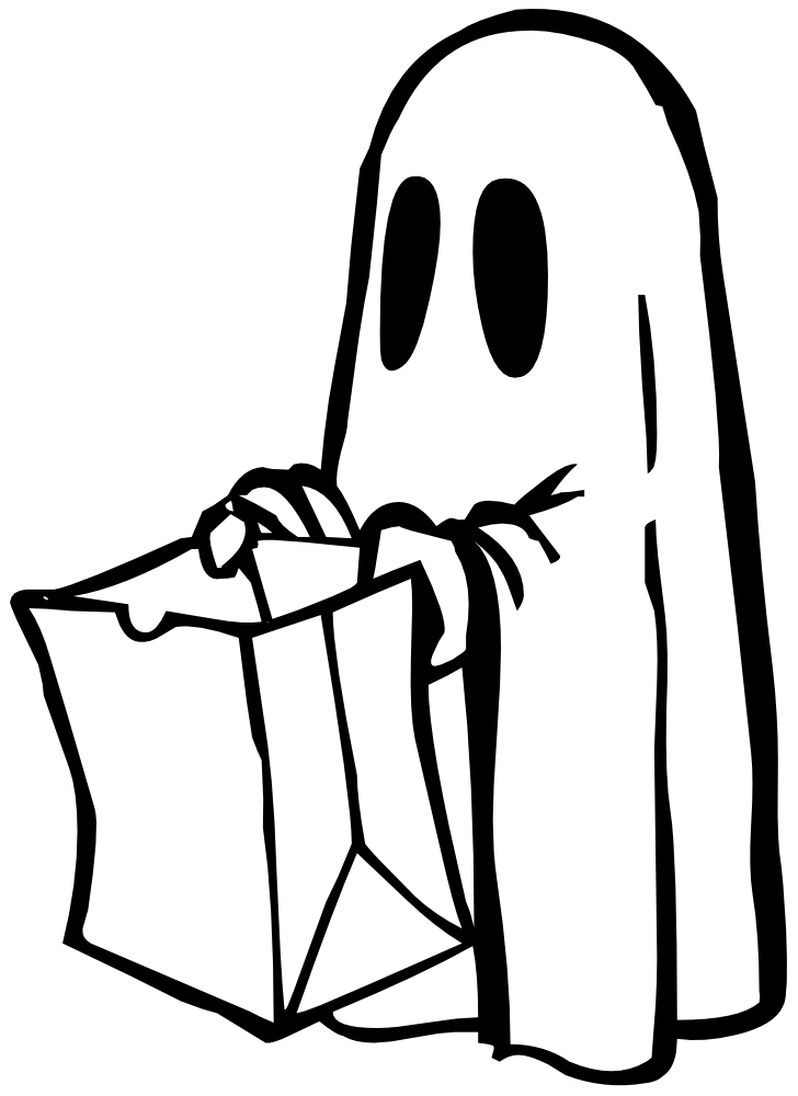 Ghost Clipart Black And White | Clipart Panda - Free Clipart Images