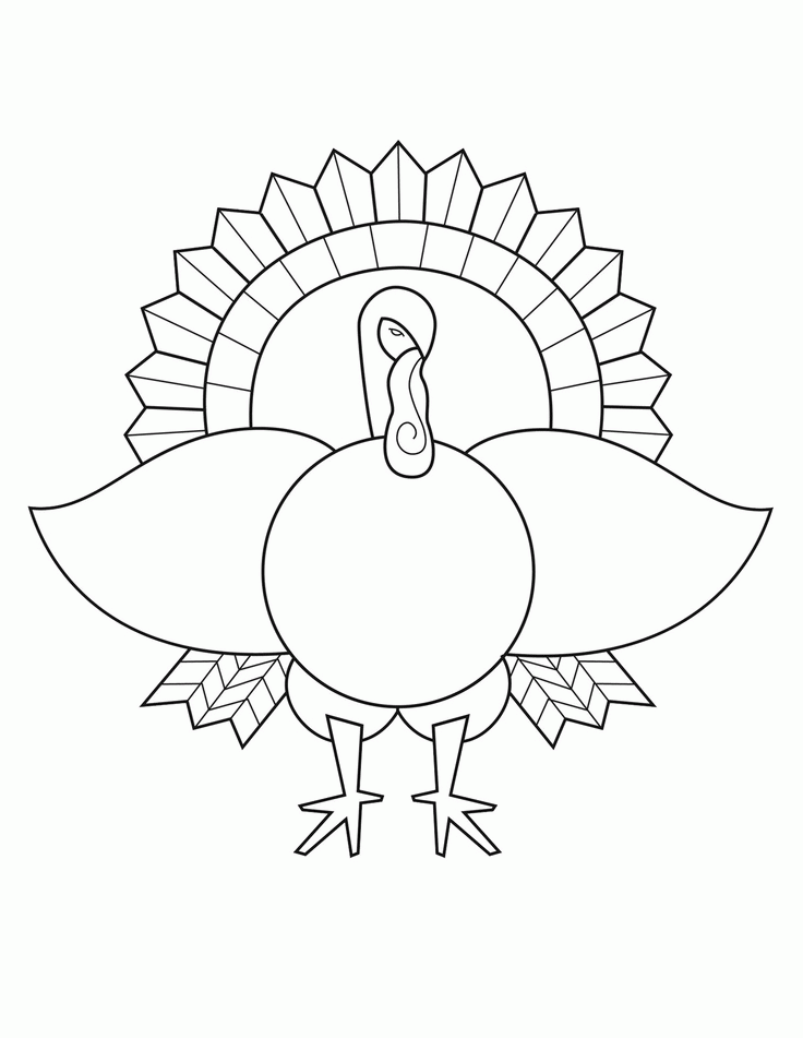 coloring page thanksgiving | THANKSGIVING