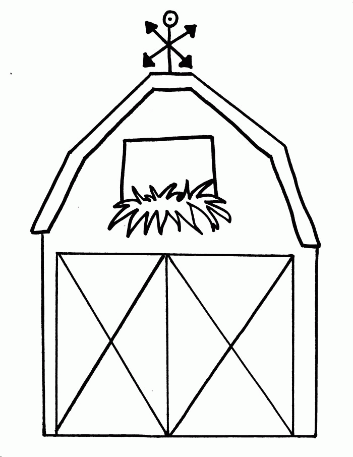 Barn Coloring Pages 3 | Free Printable Coloring Pages