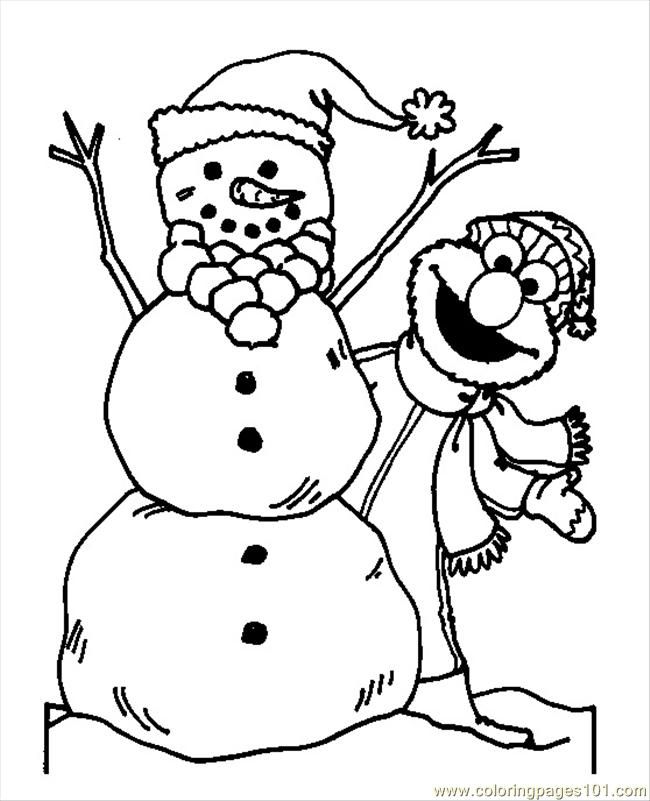 Coloring Pages Elmo Coloring Page3 (Cartoons > Elmo) - free 
