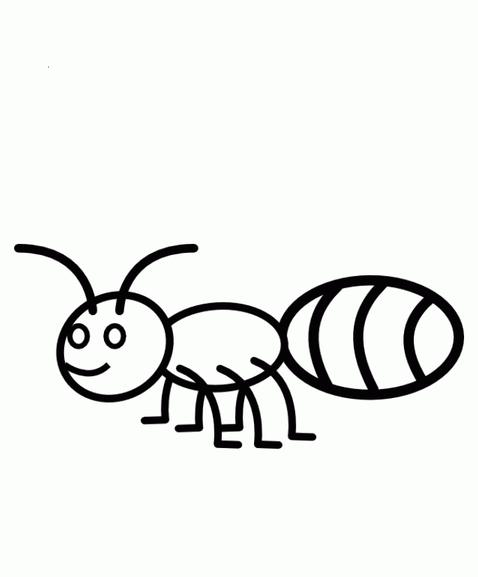 Animal Ant Coloring For Kids - Ant Coloring Pages : Girls Coloring 