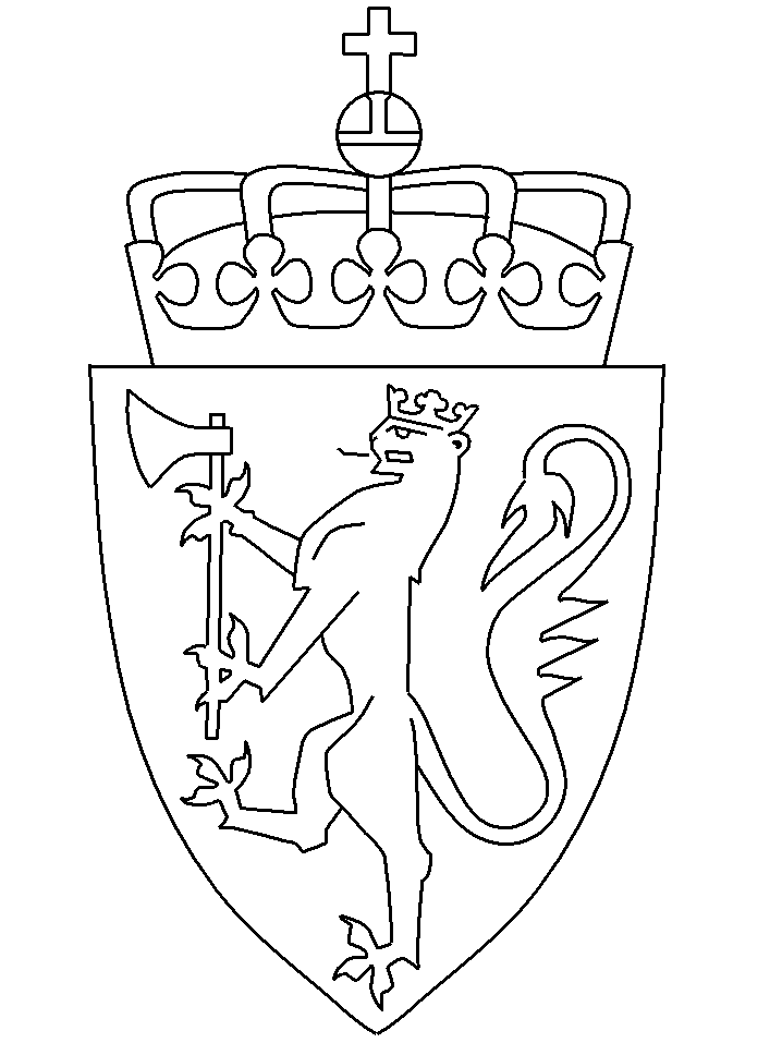 Printable Norway Coat Of Arms Countries Coloring Pages 