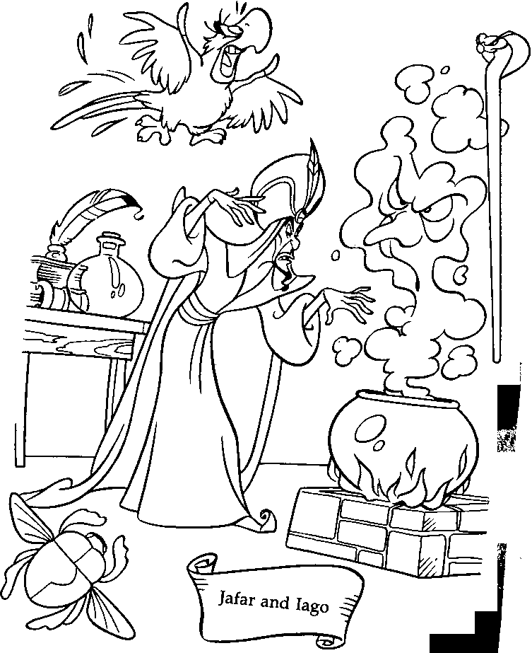 jafar Colouring Pages (page 3)