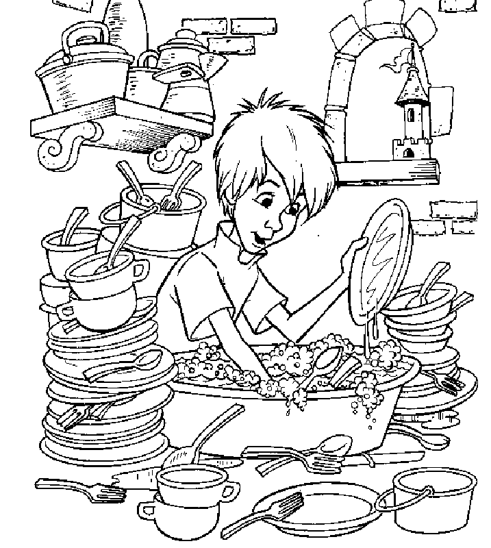 Merlin the Wizard | Free Printable Coloring Pages 