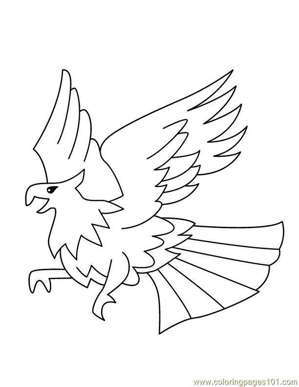 Coloring Pages Eagle (Birds > Eagle) - free printable coloring 